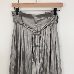 Shimmery / Metallic High waisted Wide-Leg Pants ✨